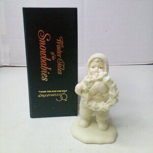 Department 56 Winter Tales Snowbabies I Made This Just For You Figurine